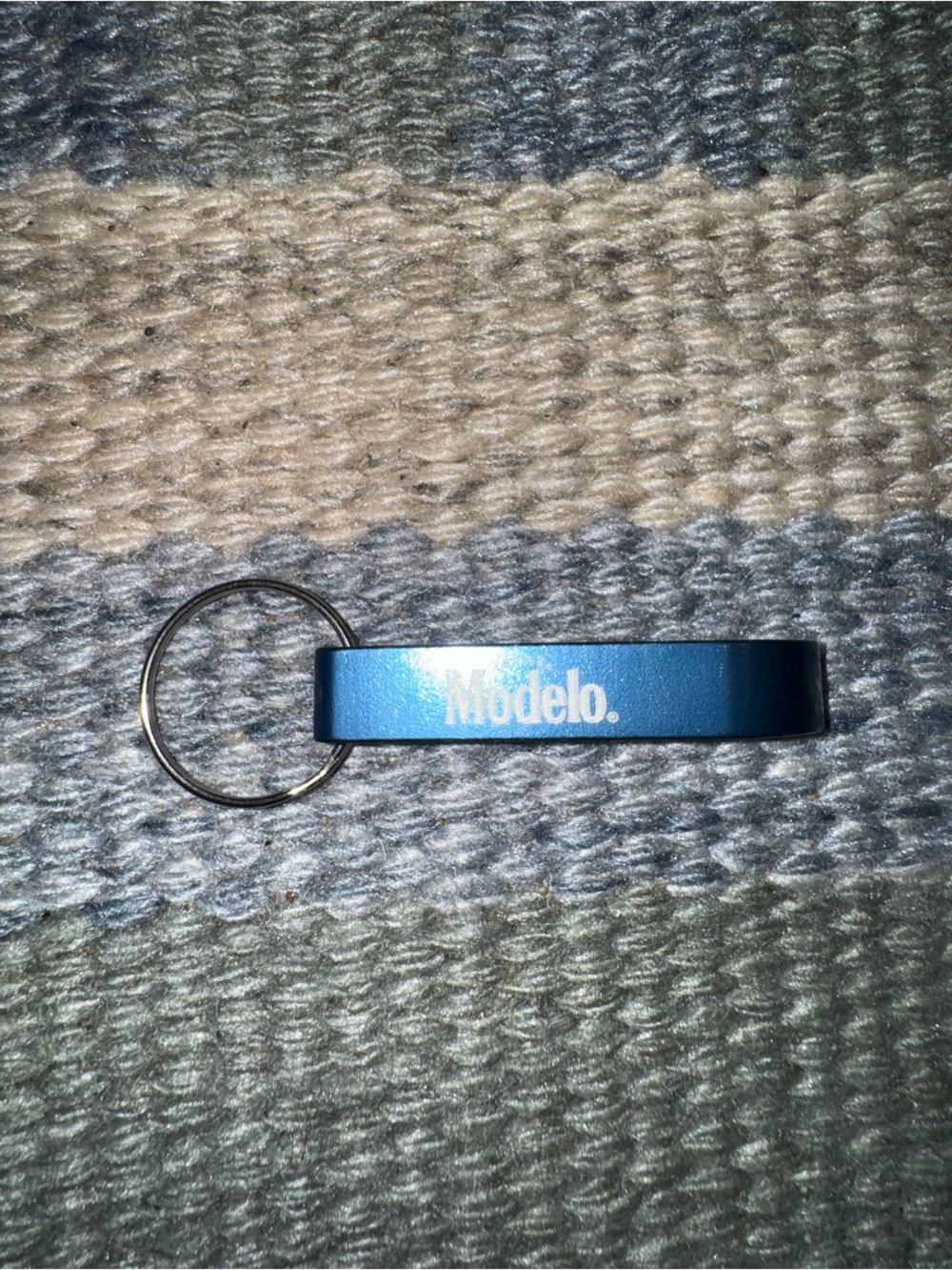 ModelCo Blue Aluminum Bottle Opener Keyring